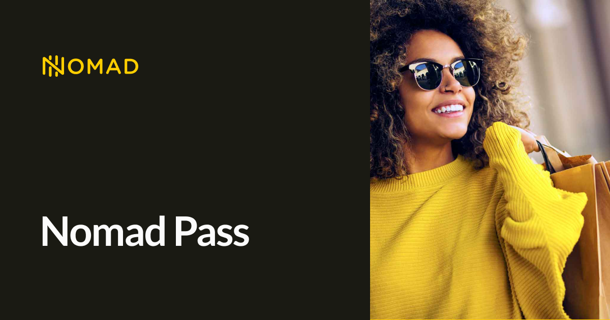 Nomad Pass acumule pontos e troque por benefícios exclusivos